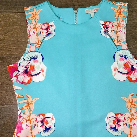 Womens Gianni Bini Tropical Floral Dress - Picture 3 of 13